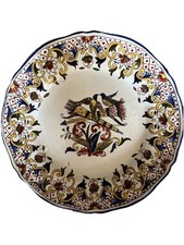 ASSIETTE EN FAIENCE Trebeurden QUIMPER PORQUIER BEAU  BRETAGNE