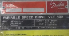 DANFOSS - VLT 102 (175B5034 0631040185) - Variable Speed Drive Inverter - Used