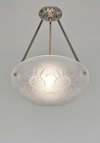 French 1930 art deco pendant - french,