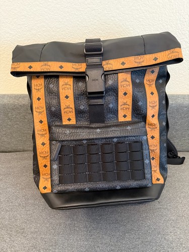 Mcm striped visetos roll top - roll,