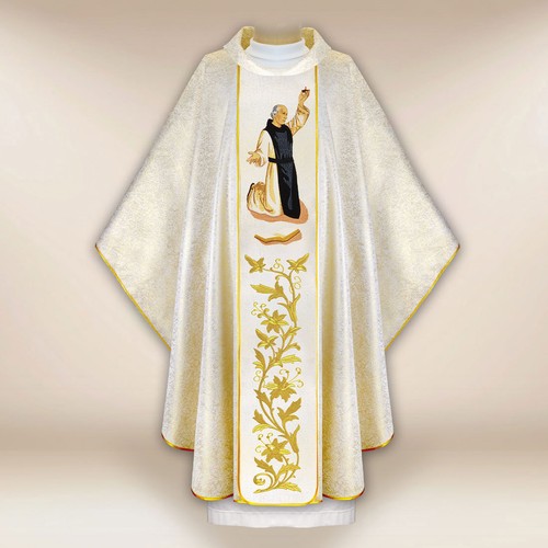 Chasuble avec image - , brodée