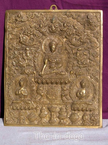Plaque ancienne thangka - thangka, buddha