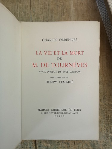 Derennes vie mort de m - vie,