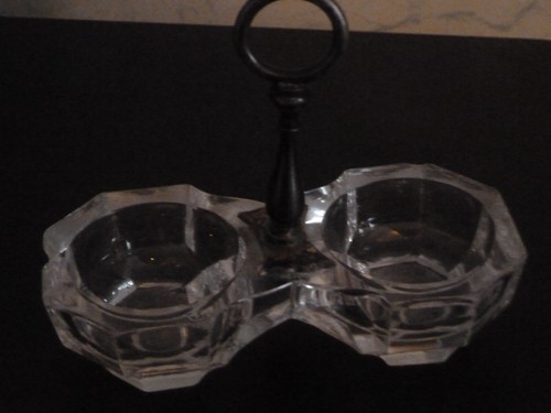 Saliere double cristal - saliere,