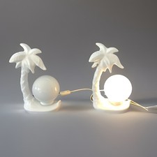 2 Lampes Palmier Vintage