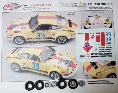 Decal porsche 911 s - 1/43,