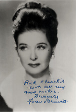 Joan BENNETT autographe - PHOTOGRAPHIE DÉDICACÉE ET SIGNÉE de sa main 20 x 25 cm