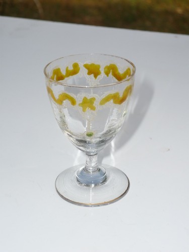 Petit verre emaille - verre,