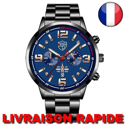 Montre deyros acier - montre,
