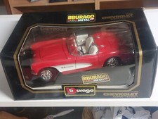Chevrolet corvette 1957 Burago réf 3024 - 1/18