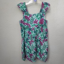 Robe d'été DPAM 6 ans vert et mauve