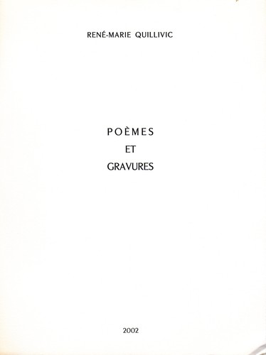 René quillivic graveur - quillivic, /