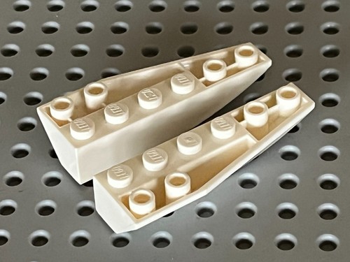 Lego white wedge 6x2 - lego, ref