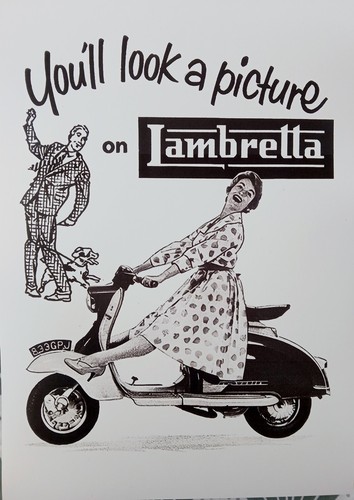 Affiche poster vespa - affiche,