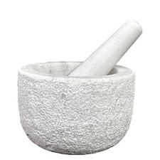 Mortier En Marbre Blanc De