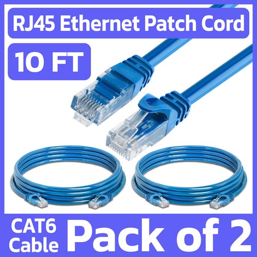 Pack cat6 patch cord - 2, ft