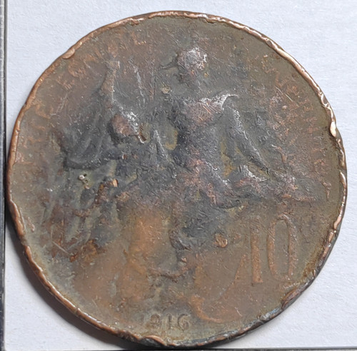 Centimes 1916 daniel - 10,