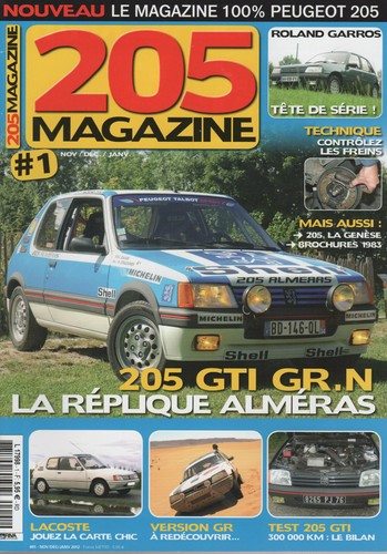 205 magazine peugeot gti - peugeot,