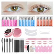 Kit Rehaussement de Cils-Brow Lift Kit Sourcil-2-en-1 Permanent Cils et Sourc...