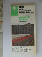Carte IGN verte 9 paris laon