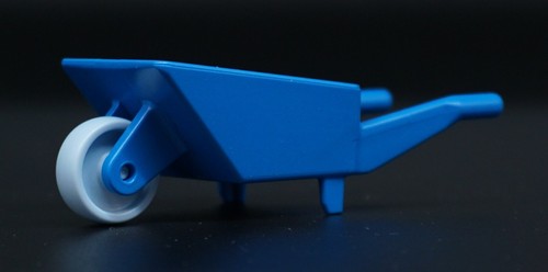 Playmobil brouette bleue pour