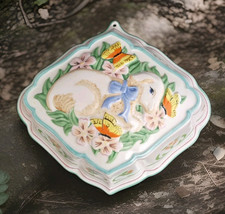 ancien moule à gelée franklin mint  le cordon bleu collection 1986 décor agneau
