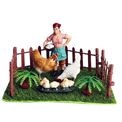 Figurine éleveur poules - d'éleveur, de