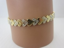 Bracelet En Cœur En Or Jaune