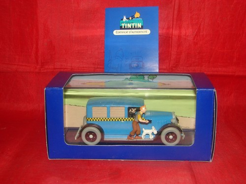 Tintin car taxi - by,