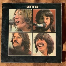 vinyle the beatles let it be