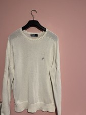 Pull Ralph Lauren blanc taille