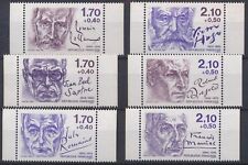 Timbre France 2355a/2360a** dentelés 15 x 15 . 1/2 venant de Carnet HC 1985