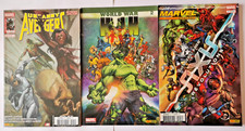 LOT 3 MARVEL PANINI COMICS / WORLD HULK 2 - SIXIS 12 - UNCANNY AVENGERS 9 / 2015