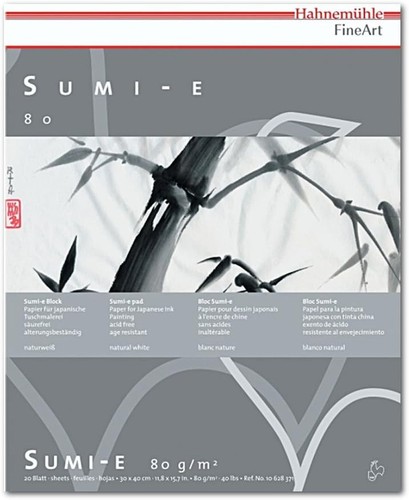 Hahnemuhle sumi 80gsm paper - sumi-e,