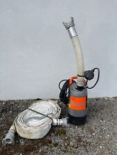 Pompe d'intervention inondation FLYGT READY 4 avec 1 tuyau pompier