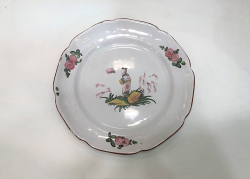 Ancienne assiette faïence - assiette,