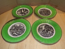 Lot de 4 assiette de la chasse
