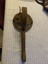 Piege à loup renard ancien A Mâchoire Collection Déco Vintage Trappeur Chasse