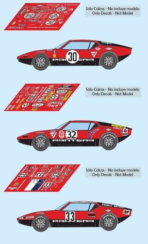 Décal tomaso pantera le - décal,