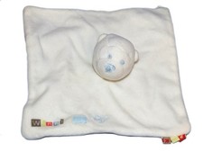 Doudou plat  Winnie blanc