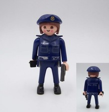 PLAYMOBIL (K2115) POLICE - Femme Policier de l'Unité Police Aérienne 3908 (usée)