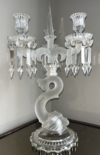 Grand chandelier bougeoir - chandelier, ou
