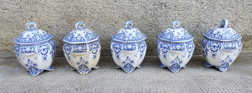 Lot pots creme creil - lot,