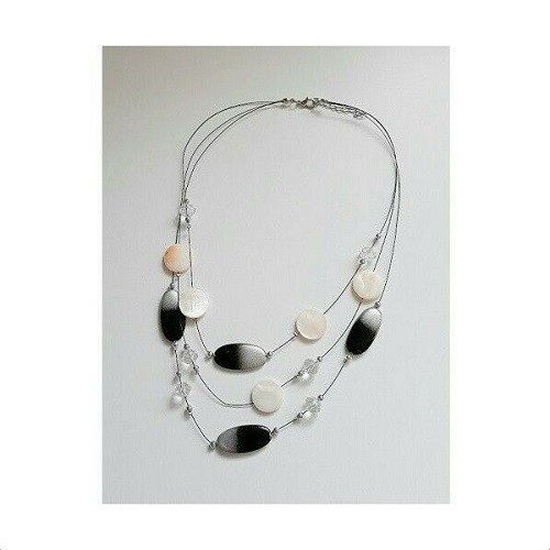 Collier rangs nacre - 3, &