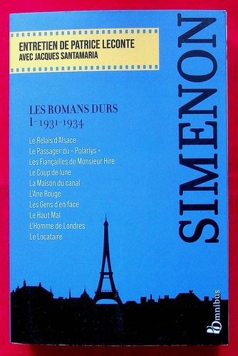 Simenon les romans durs - t., 1