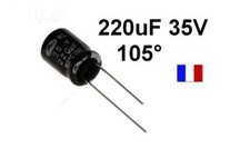 Condensateur  220uF 220µf 35V