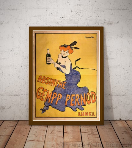 Poster affiche absinthe gempp - poster-affiche,