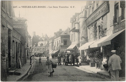 Cpa veules les roses - -,