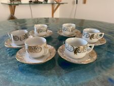 Anciennes tasses et sous tasse à café japonais vintage porcelaine made in Japan