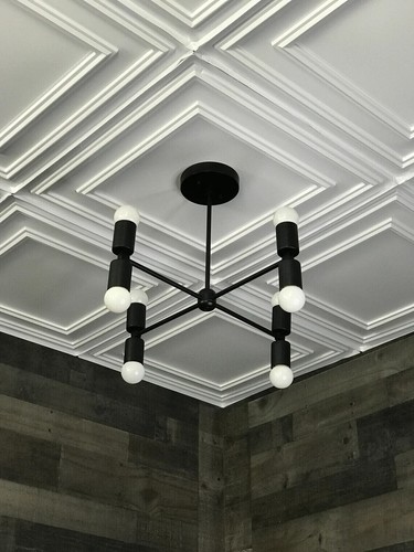 Lustre sputnik noir design - lustre,